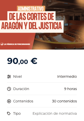CURSO ADMINISTRATIVO DE LAS CORTES DE ARAGON Y DEL JUSTICIA