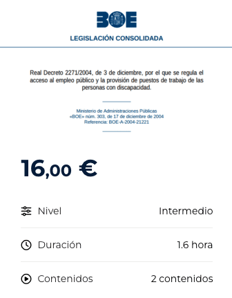 REGLAMENTO ACCESO PERSONAS DISCAPACIDAD