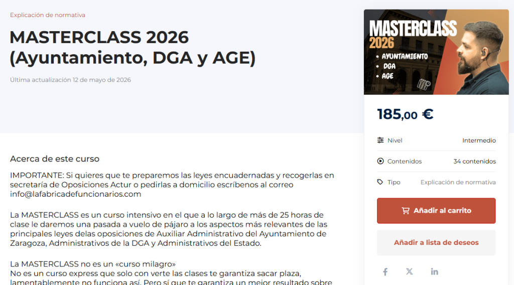 Si te vas a presentar a TMG/TAG en 2027, empieza YA con la Masterclass 2026 2
